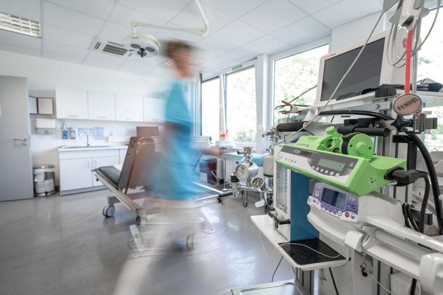 Behandlungszimmer der Chirurgie Achern
