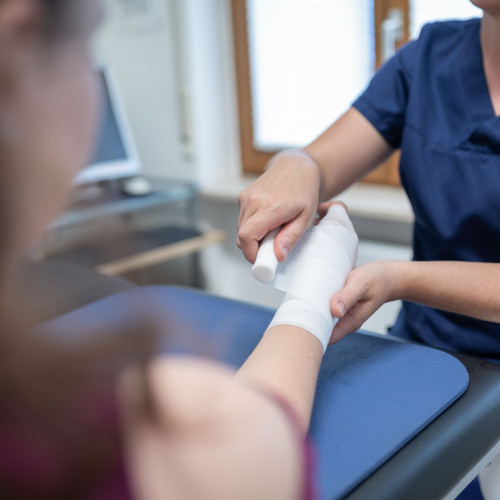 MFA während der Behandlung einer Patientin